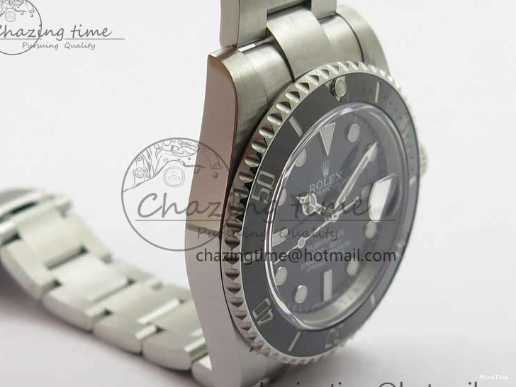 MiroTime 0409 Submariner 116610 LN Black Ceramic ZRF 1:1 Best Edition on SS Bracelet VR3135 (CF Bezel) Contemporary 2758